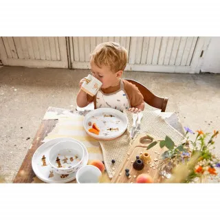 LASSIG SET ZA JELO PORCELAN LITTLE MATEYS SPICY ORANGE