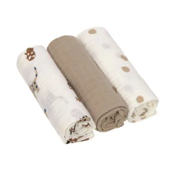 LASSIG TETRA PELENE OD MUSLINA LITTLE MATEYS ROYAL BLUE 3 KOM (85 X 85 CM) 