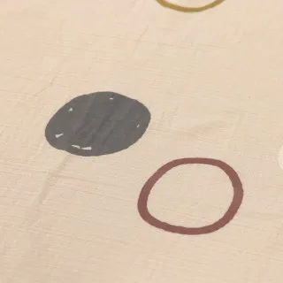 LASSIG CEBE MUSLIN CIRCLES OFFWHITE MULTICOLOR (75 X 100 CM)