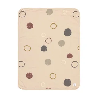 LASSIG CEBE MUSLIN CIRCLES OFFWHITE MULTICOLOR (75 X 100 CM)
