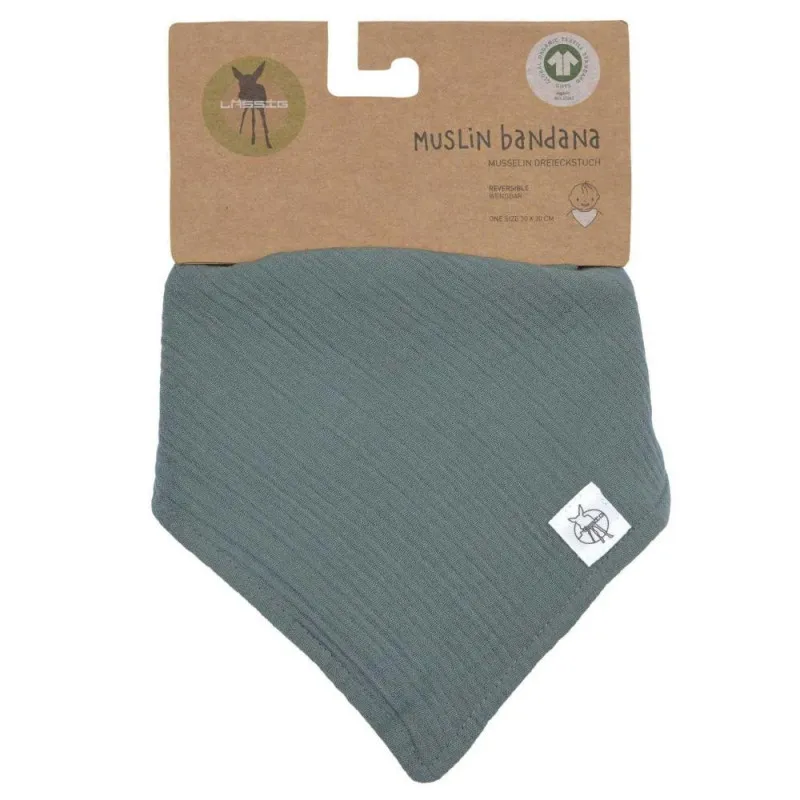 LASSIG PORTIKLA OD MUSLINA PETROL GREEN
