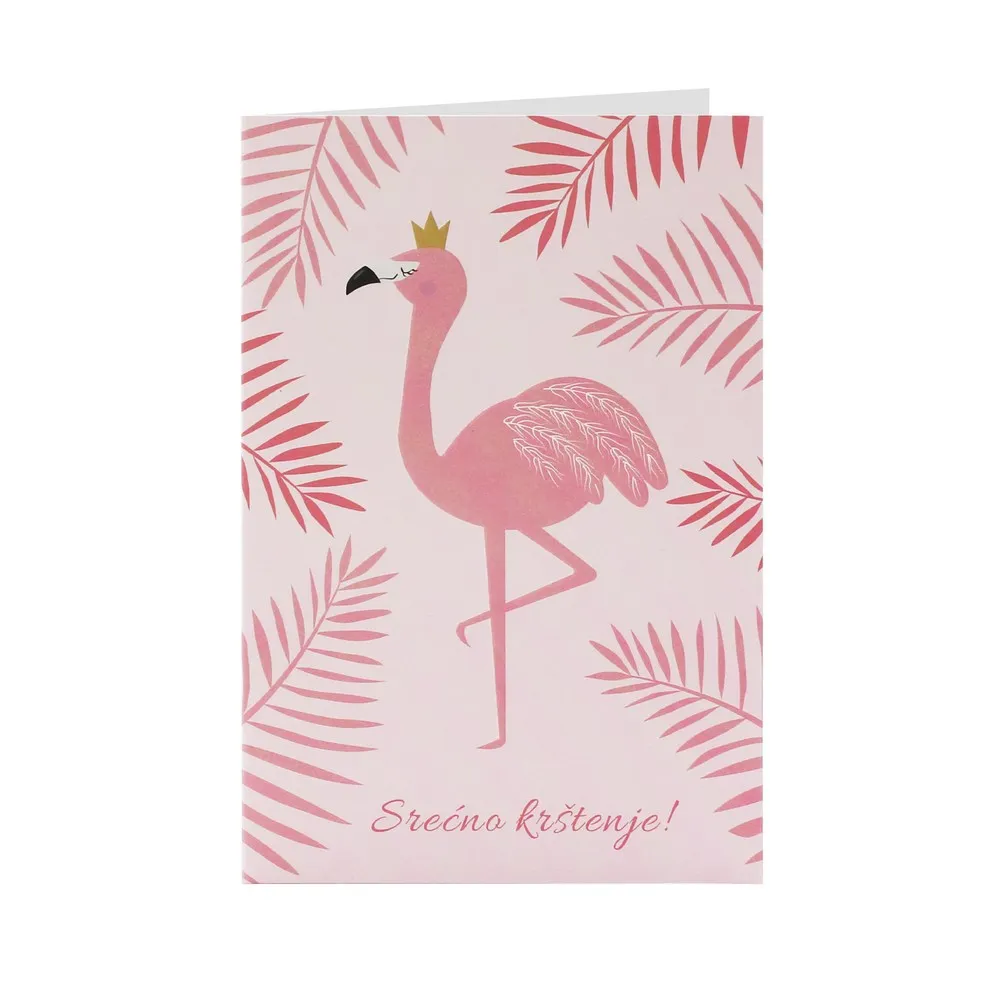 CESTITKA SRECNO KRSTENJE ROZE 