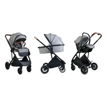BBO KOLICA ZA BEBE 3U1 NEO (BD801) - LIGHT GREY 