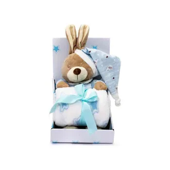 BBO SET IGRACKA  I  CEBENCE SLEEPY BEAR (20TB0167) - BLUE 