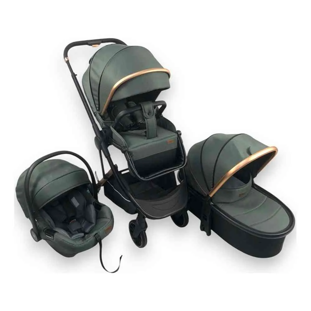 BBO KOLICA ZA BEBE 3U1 NEO (BD801) - GREEN 