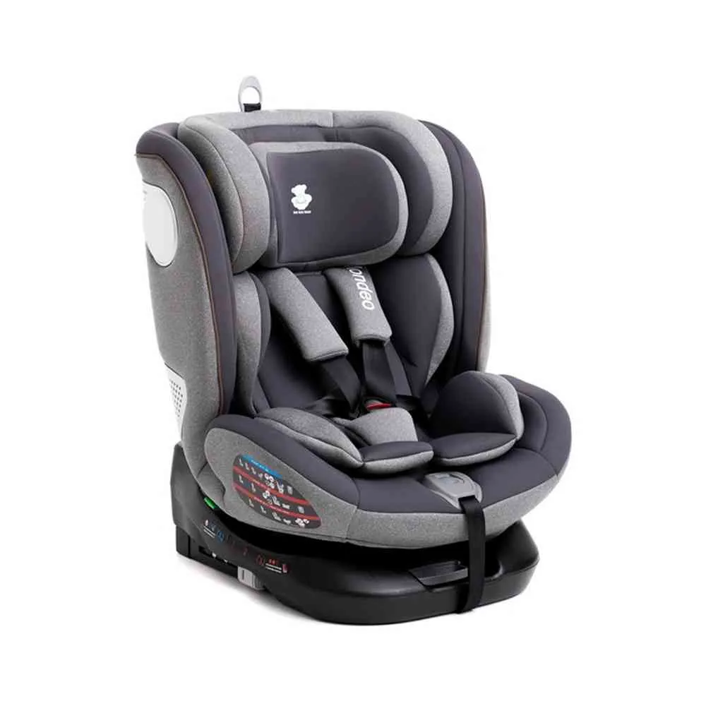BBO AUTO SEDISTE I-SIZE MONDEO ISOFIX (DS65) 40-150CM - PASTEL GREY 