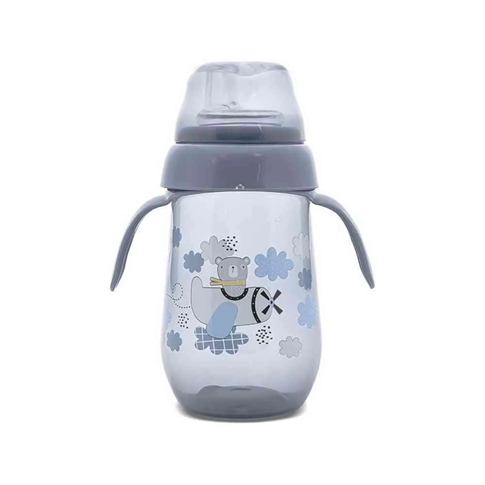 LORELLI SOLJA NON-SPILL WIDE NECK MY FRIEND - CAMEO BLUE (260ML) 