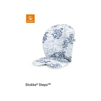 STOKKE STEPS SET CUSHION WAVES BLUE (ORGANIC COTTON) 