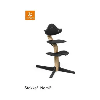 STOKKE STOLICA (HRANILICA) NOMI - OAK BLACK 
