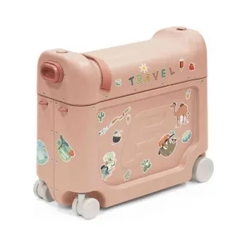 STOKKE KREVET/TORBA JETKIDS BEDBOX V4 CORAL PINK 