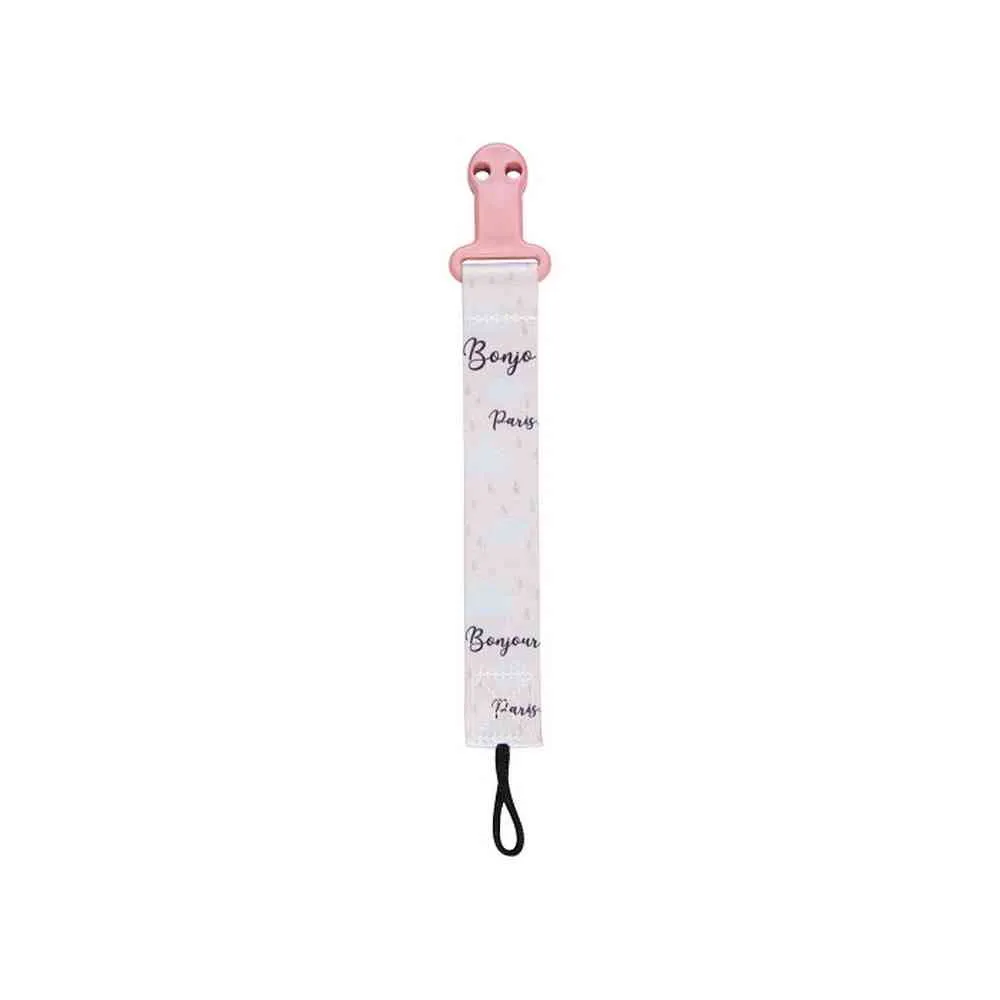 CANPOL BABIES LANAC ZA VARALICU 51/026_PIN - BONJOUR PARIS  PINK 