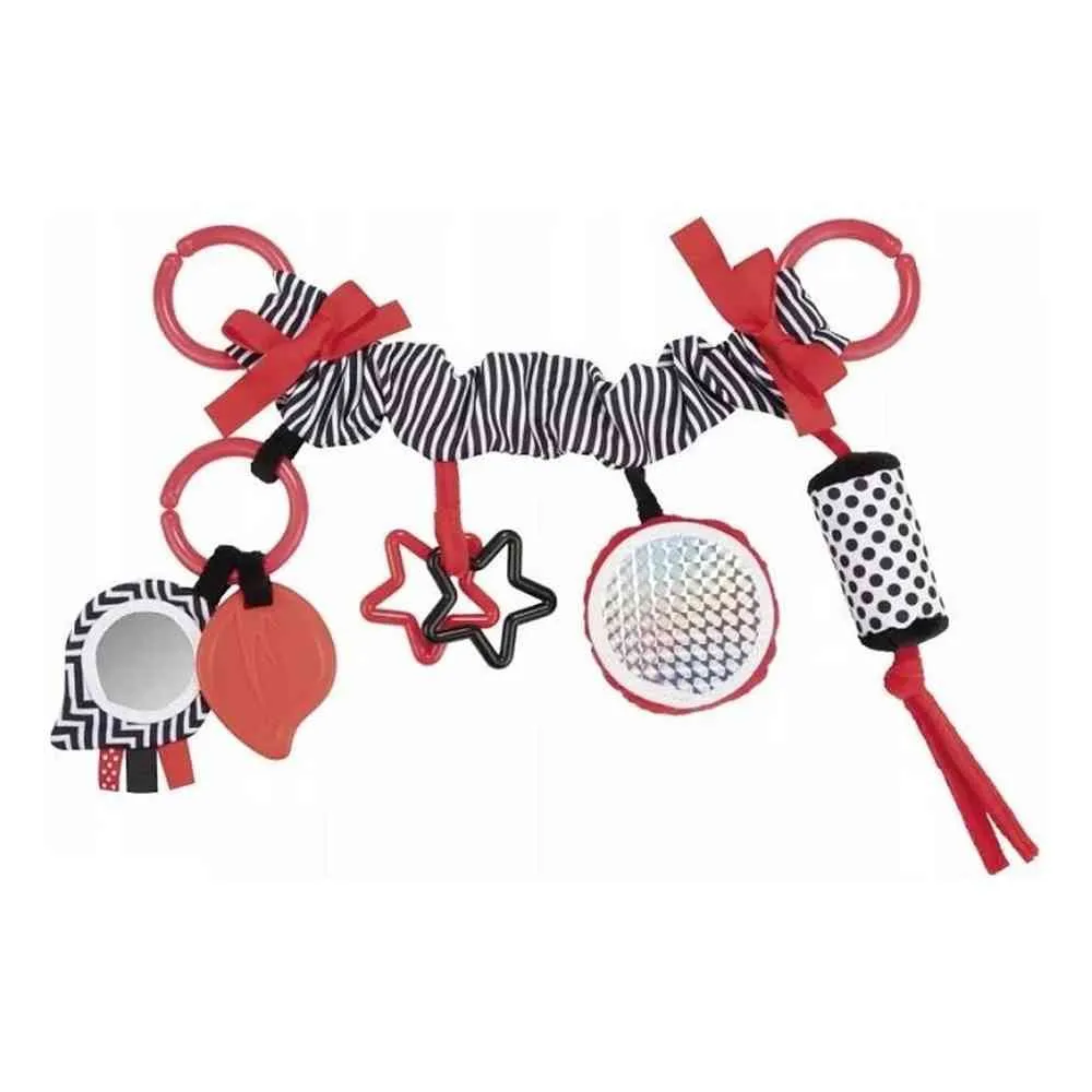 CANPOL BABIES IGRACKA ZA KOLICA NIZ SENSORY TOYS - RED 68/071 