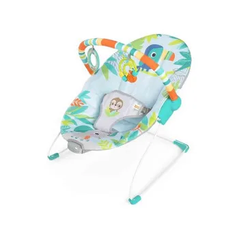KIDS II BRIGHT STARTS LEZALJKA SA VIBRACIJOM - RAIN FOREST VIBES  12227 