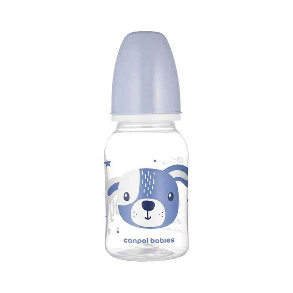 CANPOL BABIES FLASICA CUTE ANIMALS 120ML (11/851) - BLUE 