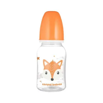 CANPOL BABIES FLASICA CUTE ANIMALS 120ML (11/851) - ORANGE 