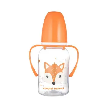 CANPOL BABIES FLASICA SA DRSKAMA CUTE ANIMALS 120ML (11/823) - ORANGE 