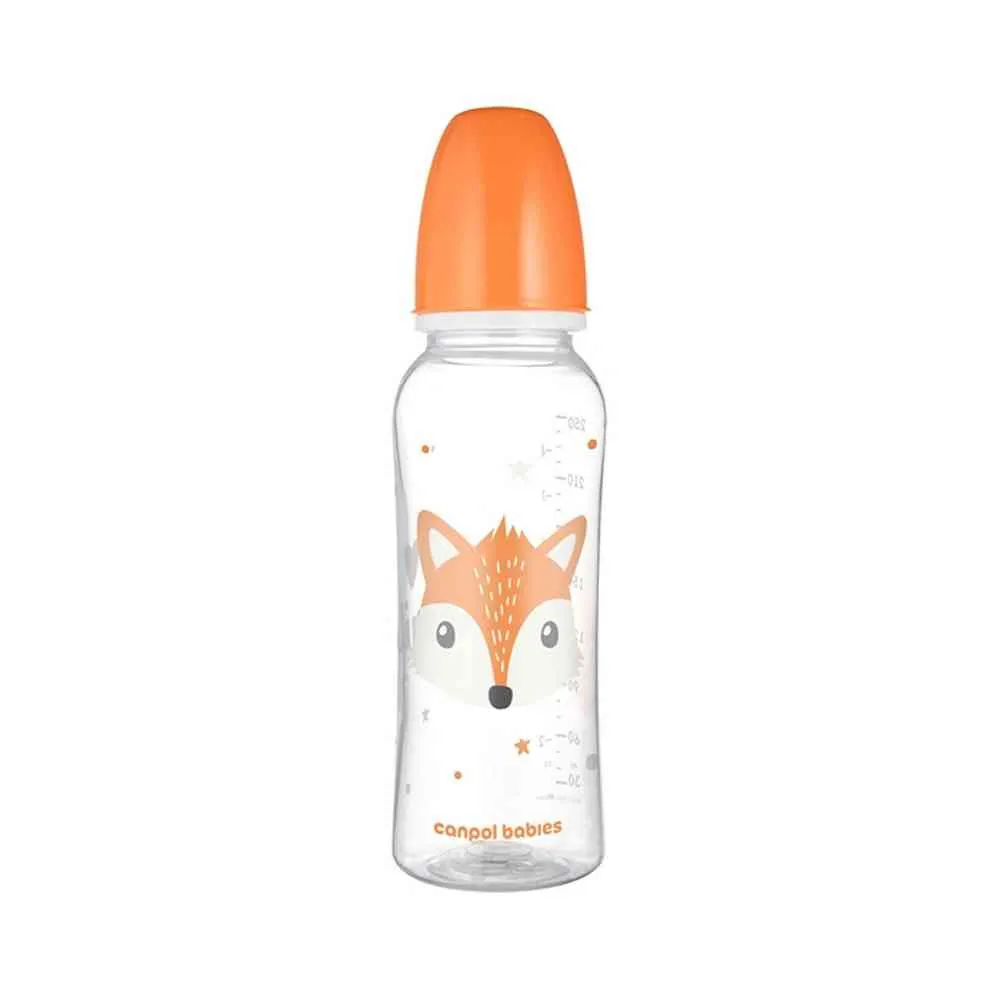 CANPOL BABIES FLASICA CUTE ANIMALS 250ML (11/841) - ORANGE 