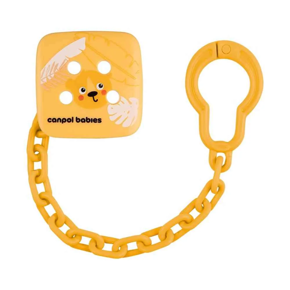 CANPOL BABIES LANAC ZA VARALICU 0M I  (2/439) BABIESBOO - ORANGE 