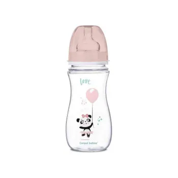 CANPOL BABIES FLASICA 300ML SIROKI VRAT, ANTIKOLIK - EASY START- EXOTIC ANIMALS 