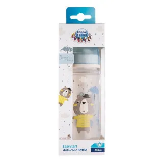 CANPOL BABIES FLASICA 240ML SIROKI VRAT, PP - BONJOUR PARIS 35/232 BLUE