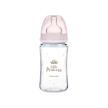 CANPOL BABIES FLASICA 240ML SIROKI VRAT, PP - ROYAL BABY 35/234 PINK 