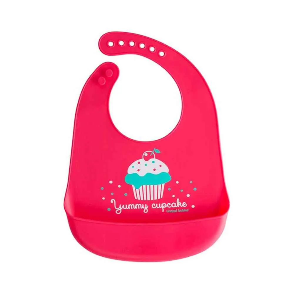 CANPOL BABIES SILIKONSKA PORTIKLA CUPCAKE 9M I  (74/020) - RED 