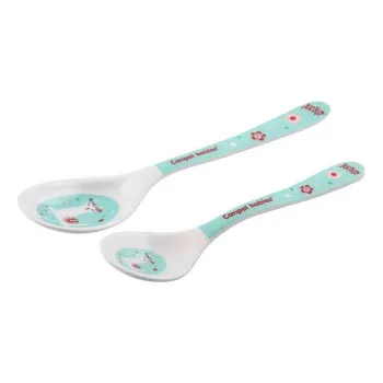 CANPOL BABIES SET KASIKA (2KOM) 4/530 MELAMINE - EXOTIC ANIMALS TURQUOISE 