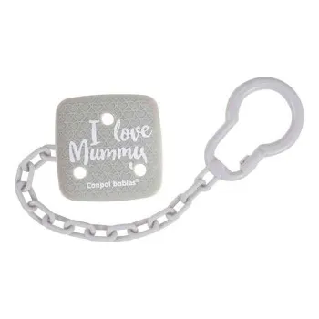CANPOL BABIES LANAC ZA VARALICU I LOVE MUMMY (0M I ) - GREY 2/434 