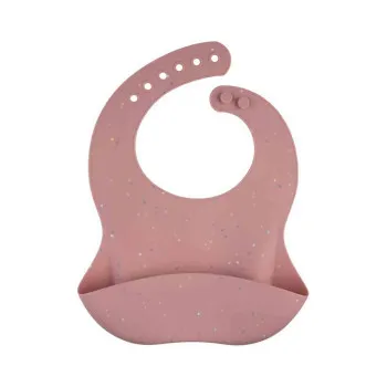 CANPOL BABIES SILIKONSKA PORTIKLA SA DZEPOM DOTS 51/029 PINK 