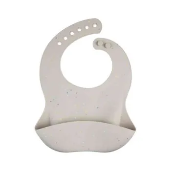 CANPOL BABIES SILIKONSKA PORTIKLA SA DZEPOM DOTS 51/029 GREY 