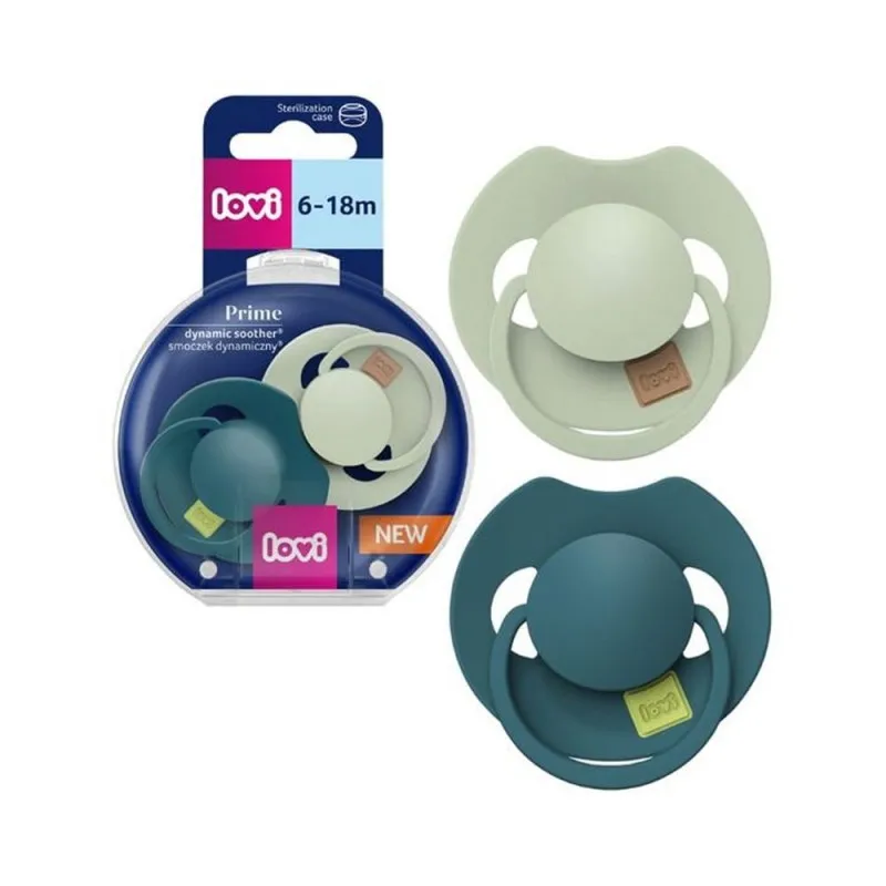 LOVI PRIME SILICONE DYNAMIC VARALICA 6-18M (2KOM) - PISTACIO/GREEN 34/414 