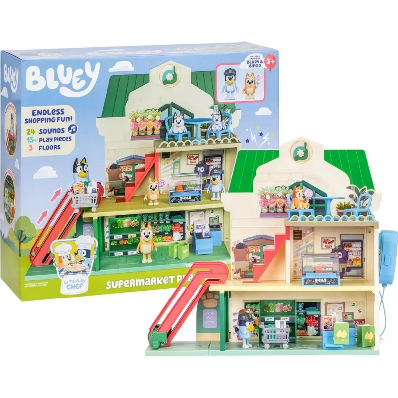 BLUEY S13 SUPEERMARKET PLAYSET