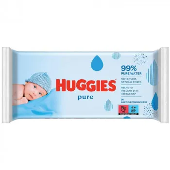 HUGGIES VLAZNE MARAMICE PURE, 56 KOM 