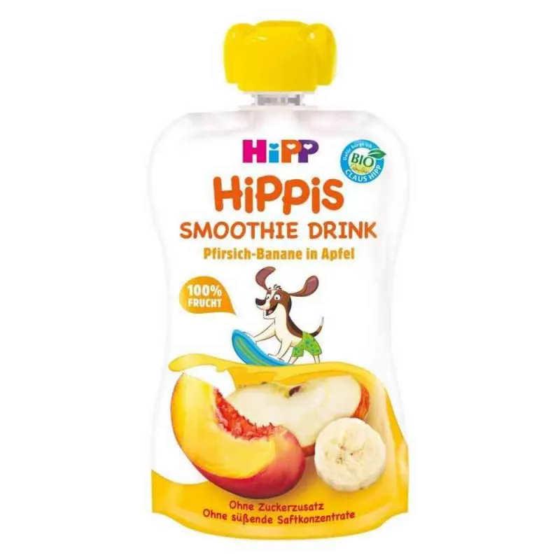 HIPP SMOOTHIE-BRESKVA, JABUKA I BANANE 120ML 12M+
