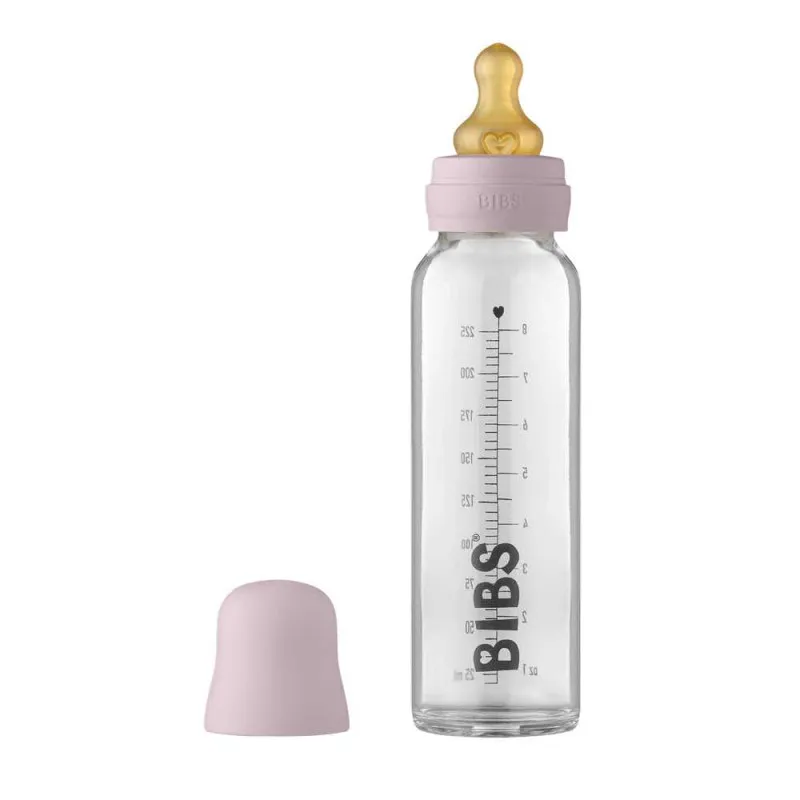 BIBS STAKLENA FLASICA 225 ML DUSKY LILAC 