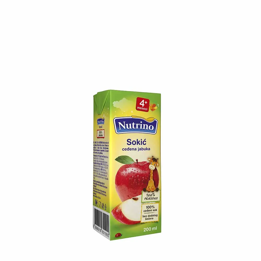 NUTRINO SOKIC CEDJENA JABUKA 200ML 