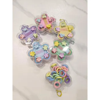 GUMICE ZA KOSU SET U KUTIJI ASST 