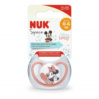 NUK VARALICA SILIKON MICKEY SPACE BOX 0-6M 