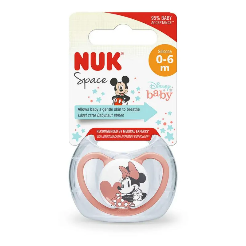 NUK VARALICA SILIKON MICKEY SPACE BOX 0-6M 