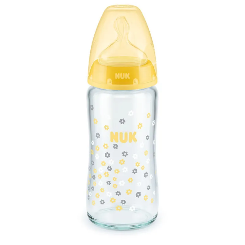 NUK FLASICA STAKLENA 240 ML SILIKON S1