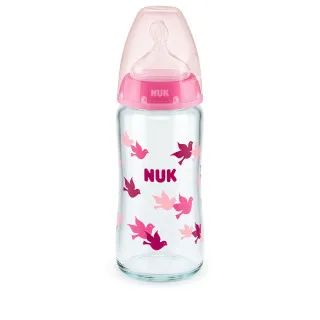NUK FLASICA STAKLENA SA TERMO INDIKATOROM 240ML