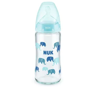 NUK FLASICA STAKLENA SA TERMO INDIKATOROM 240ML