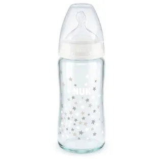 NUK FLASICA STAKLENA SA TERMO INDIKATOROM 240ML