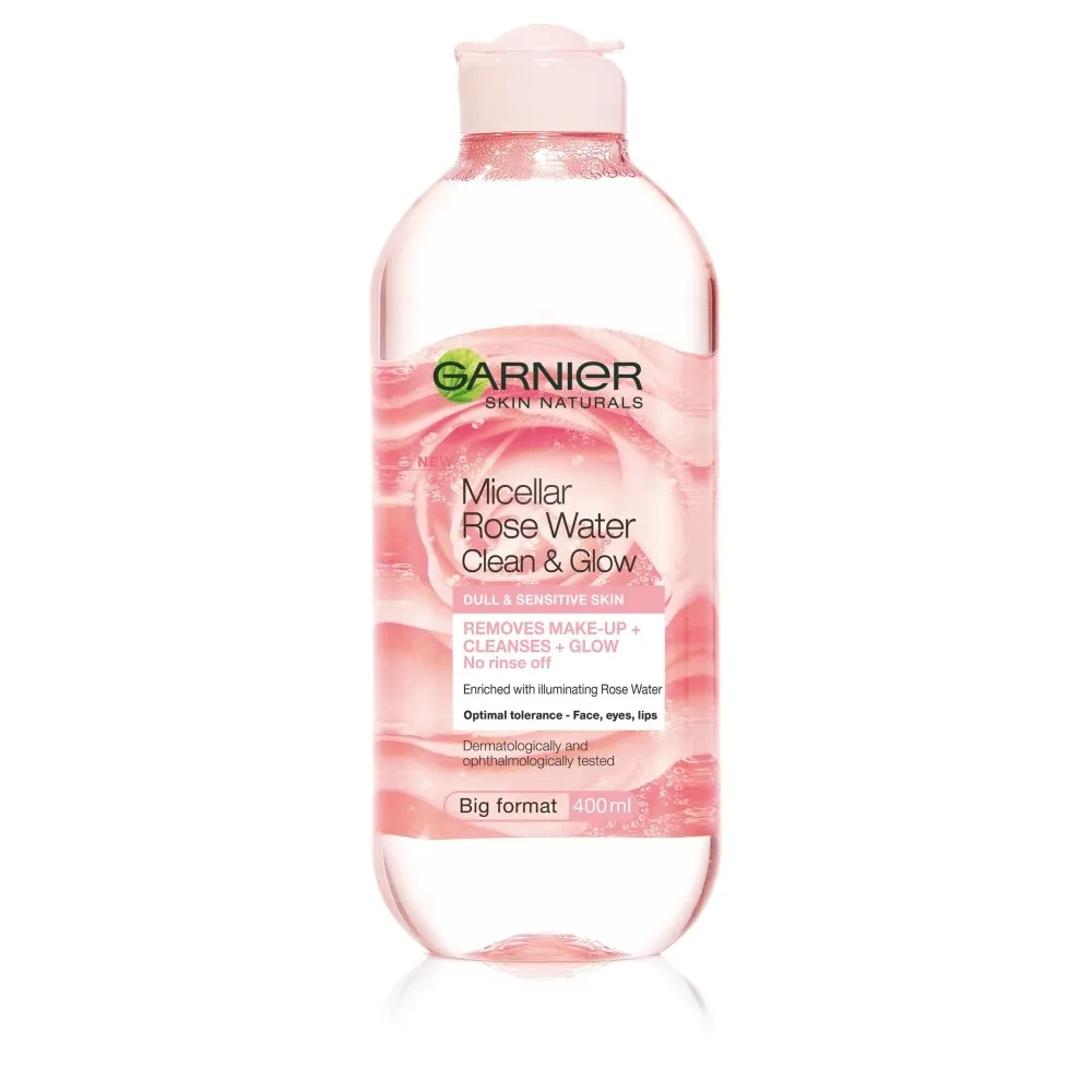 GARNIER SKIN NATURALS ROSE MICELARNA VODA SA RUŽINOM VODOM 400 ML 