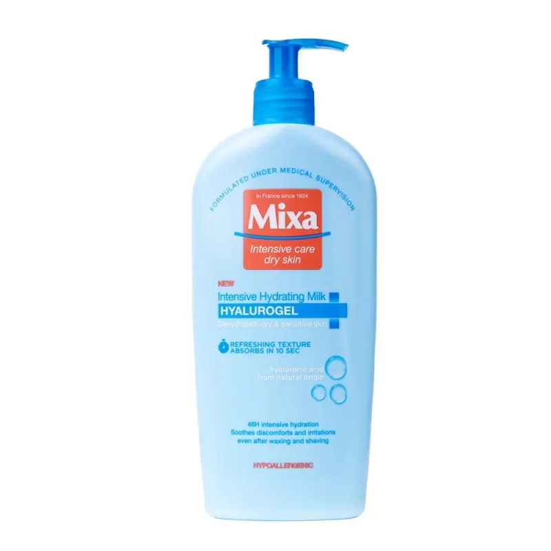 MIXA HYALUROGEL MLEKO ZA TELO 400 ML