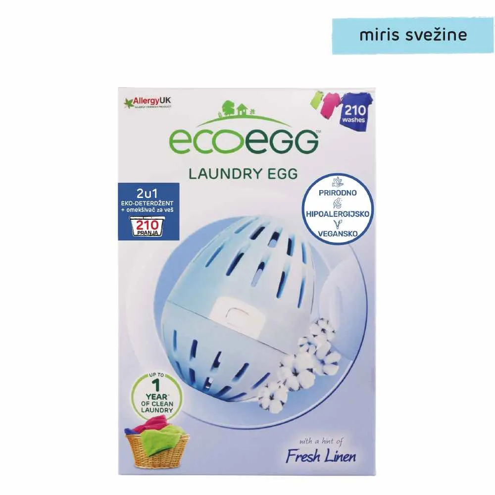 ECOEGG DETERDŽENT ZA VEŠ MIRIS SVEŽINE 210 PRANJA 
