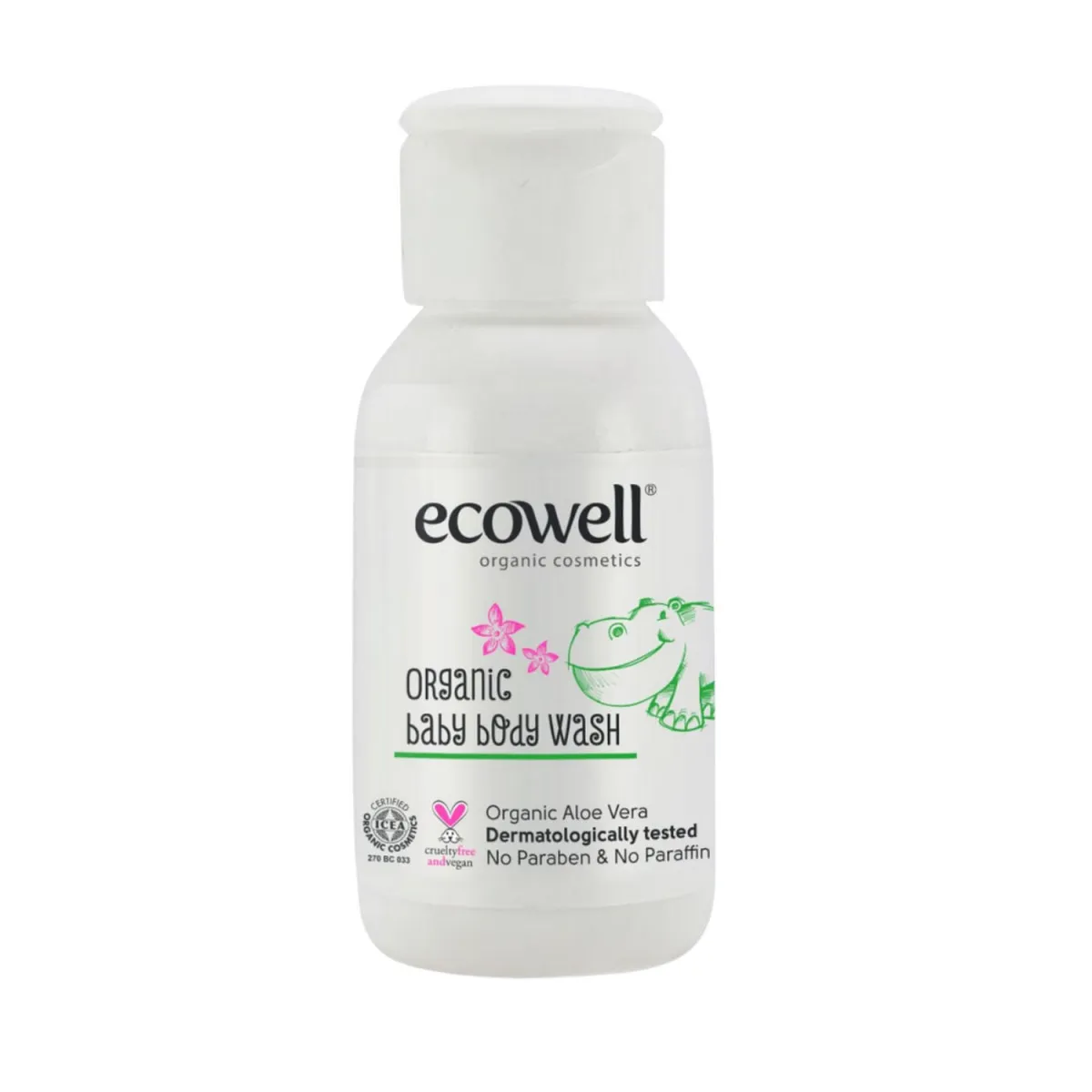 ECOWELL ORGANSKA KUPKA ZA BEBE 50 ML 