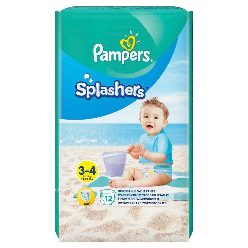 PAMPERS PELENE ZA KUPANJE SPLASHERS CP MIDI 3, 6-11KG, 12KOM 