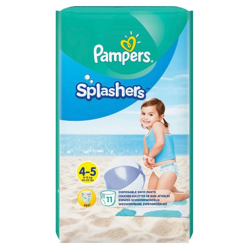 PAMPERS PELENE ZA KUPANJE SPLASHERS CP MAXI 4, 9-15KG, 11KOM