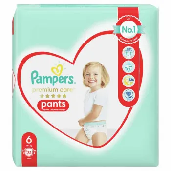 PAMPERS PELENE GACICE PREMIUM VP LARGE 6, 15+KG, 31KOM 